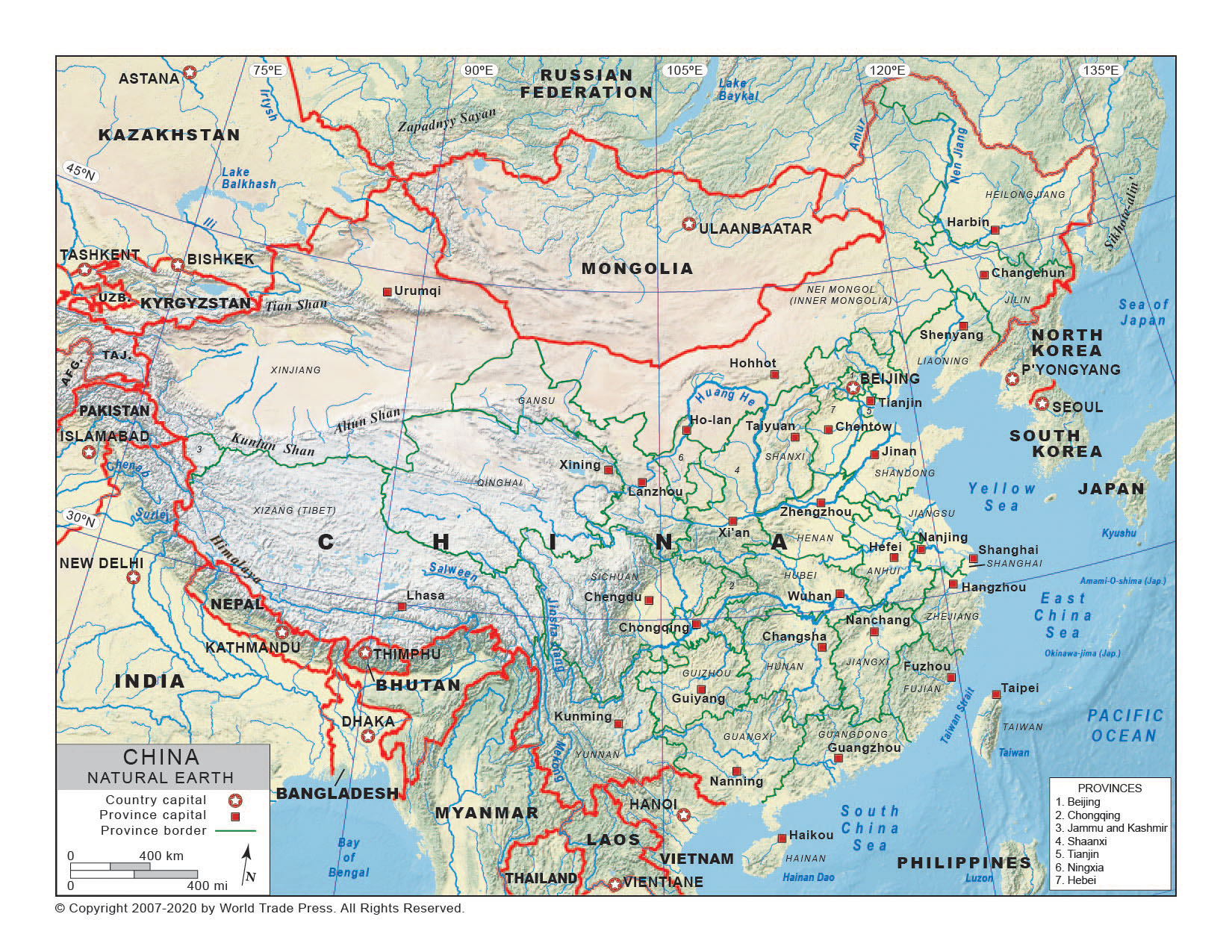 Natural Earth Map