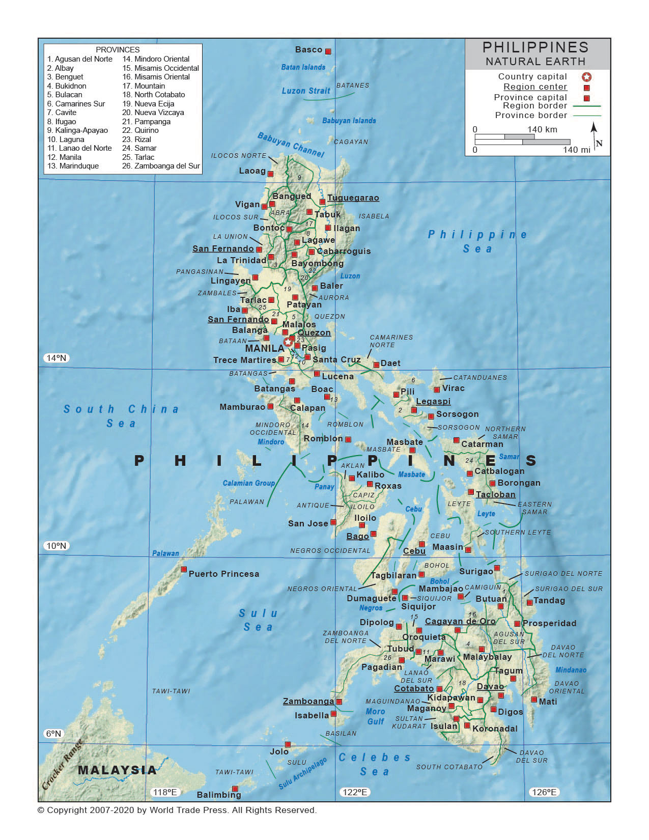 Natural Earth Map